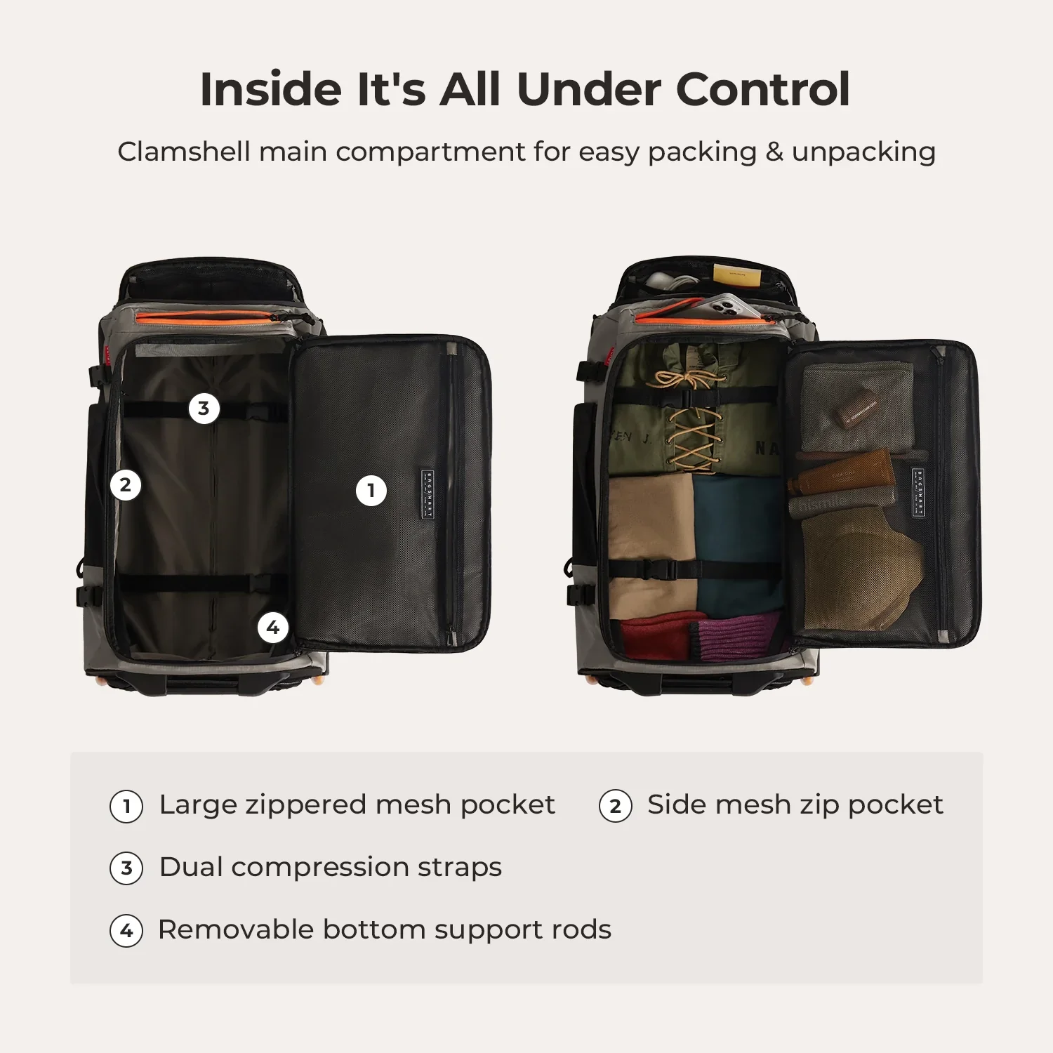 Blast 43L Rucksack mit Rollen - Image 49